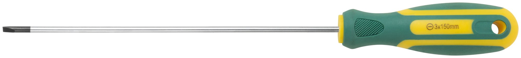 Отвертка "Контур", CrV сталь, прорезиненная ручка 3х150 мм SL FIT 55207