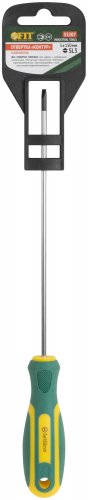 Отвертка "Контур", CrV сталь, прорезиненная ручка 3х150 мм SL FIT 55207