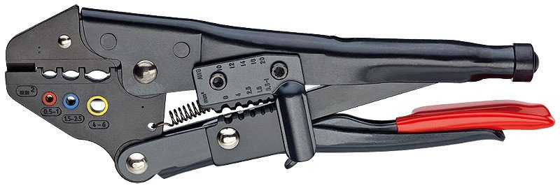 Клещи зажимные для опрессовки вороненые 215 мм, KNIPEX, ( KN-9700215A )