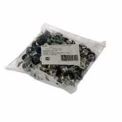 Скоба металлическая однолапковая, 19 мм, 100 шт Сибртех 48180