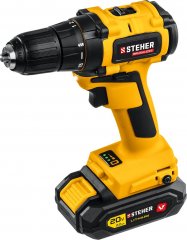 Бесщеточная дрель-шуруповерт STEHER CDB-200-1
