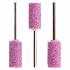 Шарошка абразивная, цилиндр, 10 x 20 x 3 мм, F80, 3 шт Matrix 76018