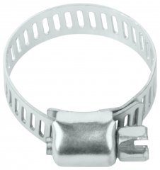 Хомуты, оцинкованная сталь, набор 5 шт., 14-27 мм FIT 64244