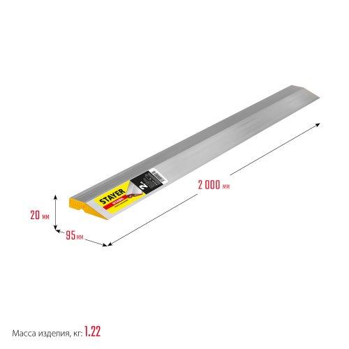 Правило STAYER STABIL Professional 2 м 10723-2.0 10723-2.0_z03