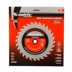 Пильный диск по дереву, 250 х 32 мм, 80 зубьев Matrix Professional 73268