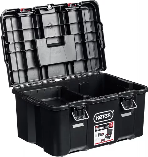 Ящик с крышкой 21" KETER STACKNROLL 38398