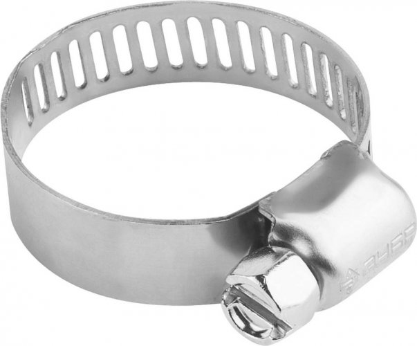 Хомуты ЗУБР ЭКСПЕРТ нерж. сталь, просечная лента 8 мм, 13-26 мм, 5 шт. 37811-13-26-5