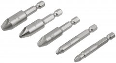 Экстракторы для болтов и шпилек усиленные, HSS сталь, 5 шт. FIT 36437