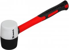 Киянка резиновая, 225 г, черно-белая резина, фибергласовая рукоятка Matrix 11170