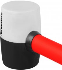 Киянка резиновая, 225 г, черно-белая резина, фибергласовая рукоятка Matrix 11170