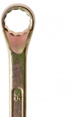 Ключ накидной, 17 х 19 мм, желтый цинк Сибртех 14626