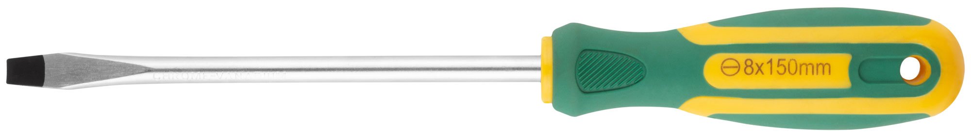 Отвертка "Контур", CrV сталь, прорезиненная ручка 8х150 мм SL FIT 55208