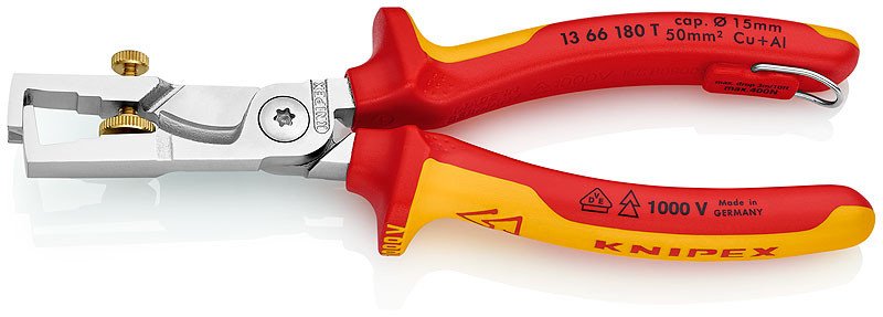 KNIPEX StriX хромированные 180 мм, ( KN-1366180T )