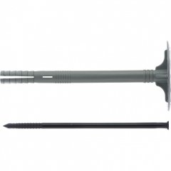 Дюбель, "Гриб" для крепления утеплителя, 100 мм, 450 шт/уп Сибртех 46043