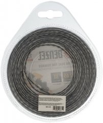 Леска для триммера двухкомпонентная, квадратная 2.65 мм x 15 м Extra cord Denzel 96125