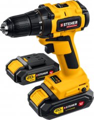 Бесщеточная дрель-шуруповерт STEHER CDB-200-2