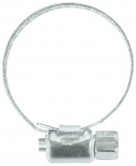 Хомуты, оцинкованная сталь, набор 5 шт., 18-25 мм FIT 64245