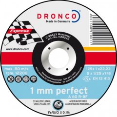 A 60 R отрезной круг по металлу универсальный 125х1х22,23, DRONCO, ( 1120240 )