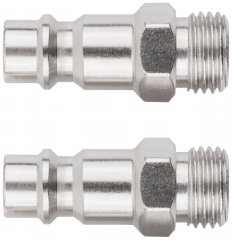 Адаптеры универсальные с внешней резьбой 1/4", 2 шт. FIT 81249