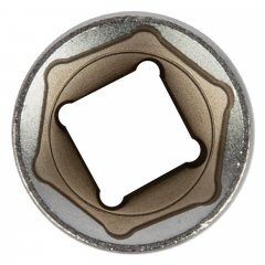 Головка торцевая, 21 мм, шестигранная, CrV, под квадрат 1/2, хромированная Matrix 13121