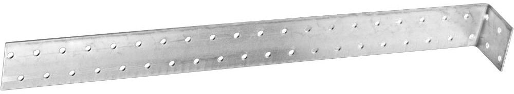 Уголок крепежный анкерный, 40 х 400 х 40 х 2 мм, 20шт, ЗУБР 310225-040-400