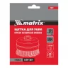 Щетка для УШМ Heavy Duty, 125 мм, М14, "чашка", крученая проволока 0.5 мм Matrix 74674