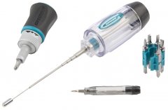 Отвертка реверсивная с телескопическим магнитным стержнем, 16 шт, S2 Gross 11607