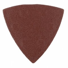 Треугольник абразивный на ворсовой подложке под липучку, P 60, 93мм, 5шт Matrix (738584)