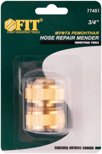 Муфта ремонтная латунь 3/4" FIT 77451