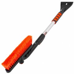 Щетка-сметка для снега со скребком телескопическая, поворотная голова, 690-910 мм Stels 55307