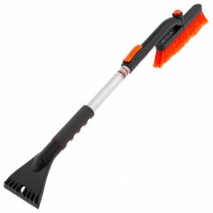 Щетка-сметка для снега со скребком телескопическая, поворотная голова, 690-910 мм Stels 55307