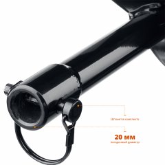 Шнек для мотобуров, мерзлый грунт, 150 мм, двухзаходный, ЗУБР 7052-15