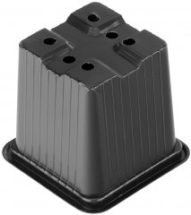 Горшочек для рассады, 70 х 70 х 65 мм, полистирол, 5 шт, Россия 64344