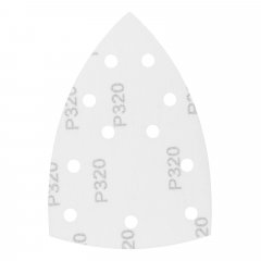 Треугольник абразивный на ворc. подложке под "липучку", перф., P 320, 150х150х100 мм, 5 шт. Denzel