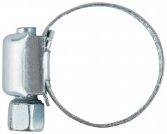 Хомут обжимной просечной (оцинкованная сталь) ширина 8 мм 3/4" (13-19 мм) FIT 64252
