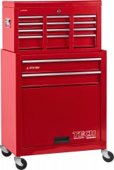 Инструментальная тележка STAYER MASTER комбо, 2 ящика + ящик настольный 616x330x742мм 38909-K