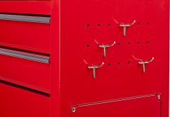 Инструментальная тележка STAYER MASTER комбо, 2 ящика + ящик настольный 616x330x742мм 38909-K