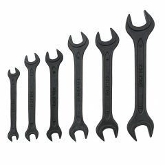 Набор ключей рожковых, 6-19 мм, 6 шт, CrV, фосфатированные, ГОСТ 2839 Сибртех 15220