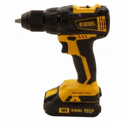 Дрель-шуруповерт аккумуляторная, бесщет. BLDL-IB-18-02, Li-Ion, 18 В, 2 акк. Denzel 26121