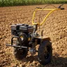 Мотоблок DPT-370X, 7 л.с, дисковое сцепление, ширина 90 см, глубина 35 см, фрез 3 х 4, ВОМ, передачи 3В/1Н Denzel 56406