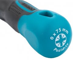 Отвертка PZ0 x 75 мм, S2, трехкомпонентная ручка Gross 12155