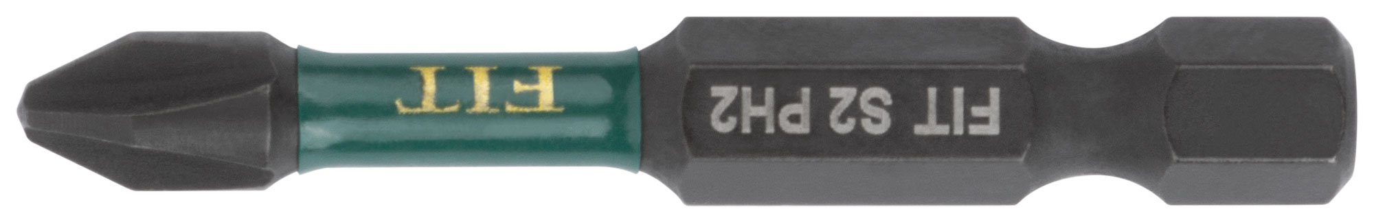 Биты кованые ударные, сталь S2, односторонние 50 мм PH2, 10 шт., блистер FIT 57485