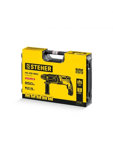 STEHER 28 мм, 850 Вт, перфоратор SDS Plus (HD-28-850)