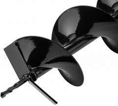 Шнек для грунта E-150, диаметр 150 мм, длина 800 мм,соединение 20 мм, несъемный нож Denzel 56023