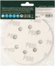 Круг абразивный на ворсовой подложке под "липучку", перфорированный, P 600, 125 мм, 5 шт Сибртех 738167