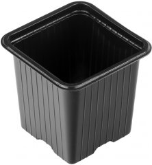 Горшочек для рассады, 70 х 70 х 65 мм, полистирол, 10 шт, Россия 64345