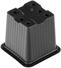 Горшочек для рассады, 70 х 70 х 65 мм, полистирол, 10 шт, Россия 64345