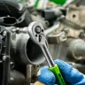 Ключ-трещотка 1/4", 45 зубьев, с быстрым сбросом, матовый хром Сибртех