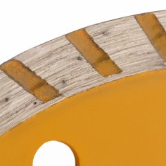 Диск алмазный, отрезной Turbo, 125 х 22.2 мм, сухая резка Denzel 73108