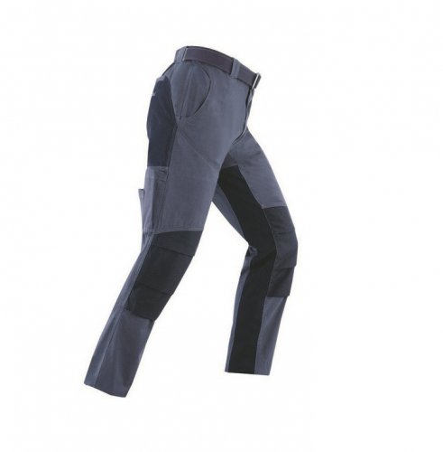 Брюки рабочие NIGER, размер XXL, цвет серый с черными вставками, хлопок 100% и вставки из полиэстера, 270 g, KAPRIOL, ( 31059 )